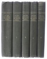 Lote 304 - HISTÓRIA ILLUSTRADA DA GRANDE GUERRA, COLECÇÃO - 5 Volumes. História Ilustrada da Grande Guerra, Compilação de Garibaldi Falcão, Guimarães Editores, 1915, 1916, 1917. Encadernações cartonadas. Dim: 22x14 cm