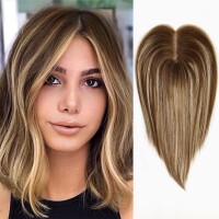 Lote 31 - Toupees HAIR TOPPER, 100% cabelo humano, alta qualidade. Modelo da foto, podendo variar ligeiramente na tonalidade. O artigo provém de uma encomenda não entregue ao cliente, encontra-se em estado novo, nunca usado, sendo vendido no estado em que