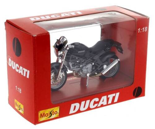 Lote 6 - Miniatura de Moto Ducati Monster S4, escala 1:18 do fabricante Maisto