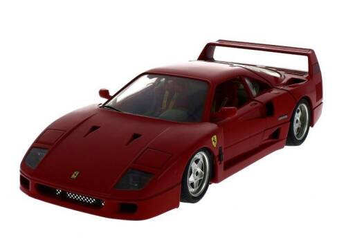 Lote 65 - Miniatura automóvel Ferrari F40, escala 1:18 do fabricante Burago