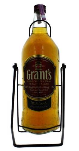 Lote 1001 - Garrafão de Whisky, Grant´s Blend Scotch, The Family Reserve.(3L-40%vol). Nota: À venda em site da especialidade €78,50 - http://www.garrafeiranacional.com/grants-3-litros.html