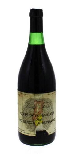 Lote 1140 - Garrafa Vinho Tinto, Cooperativa Agrícola de Reguengos de Monsaraz.(750ml-12%vol).Nota: Rótulo danificado.