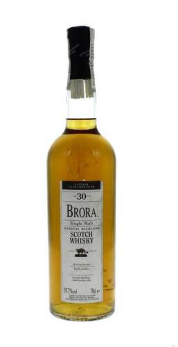 Lote 2500 - Garrafa de Whisky, Brora, Single Malt (700ml-55,70%vol). Nota: À venda em site da especialidade €1.039,53 - http://hedonism.co.uk/shop/spirits/whisky/brora-30yo-2003-release/