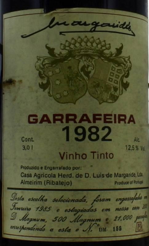 Vino Margaride Garrafeira 1982