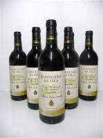 Lote 11 - 8 garrafas de vinho tinto - Convento da vila, colheita selecçionada 1996, Nota: Garrafas provenientes de uma Garrafeira onde estavam armazenadas com todas as condições necessárias ao seu perfeito acondicionamento, PVP de 140€