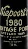 Lote 1262 - Garrafa de Vinho do Porto, Niepoort´s, Colheita 1980, Vintage Port, Engarrafado 1982, Niepoort & Cª, (750ml). Nota: À venda em site da especialidade €133,60 - http://www.hourlierwines.co.uk/products/1980-niepoort-vintage-port - 3