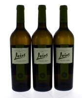 Lote 1295 - Três garrafas de Vinho Branco, Loios, Colheita 2009, Vinho Regional Alentejano, J. Portugal Ramos, (750ml-12,5%vol).