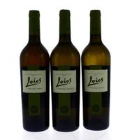 Lote 1375 - Três garrafas de Vinho Branco, Loios, Colheita 2009, Vinho Regional Alentejano, J. Portugal Ramos, (750ml-12,5%vol).