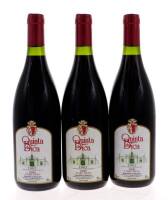 Lote 1377 - Três garrafas de Vinho Tinto, Quinta da Bica, Colheita 2000, Dão-Doc, Santa Comba de Seia, (750ml-13%vol).