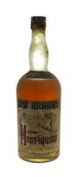 Lote 1568 - Garrafa de Brandy, Henriquino, Old Brandy, Caves da Montanha, (1L-36%vol). Nota: Com perda. (Para colecionadores).